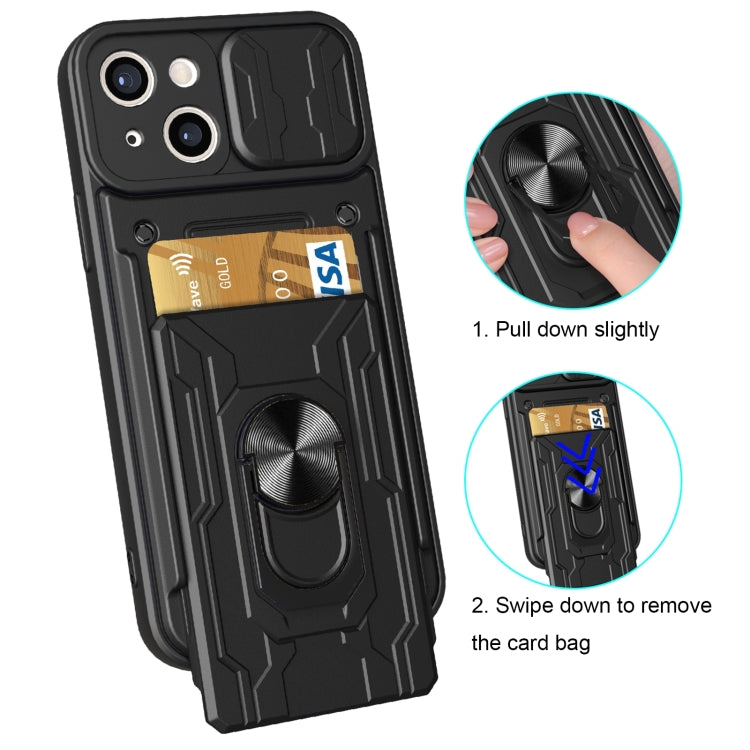 Sliding Camshield TPU+PC Phone Case with Card Slot, For iPhone 14, For iPhone 14 Pro, For iPhone 14 Plus, For iPhone 14 Pro Max