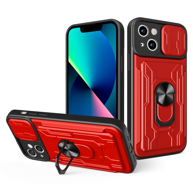 Sliding Camshield TPU+PC Phone Case with Card Slot, For iPhone 14, For iPhone 14 Pro, For iPhone 14 Plus, For iPhone 14 Pro Max