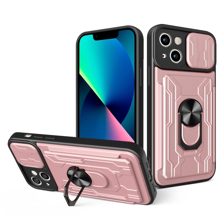 Sliding Camshield TPU+PC Phone Case with Card Slot, For iPhone 14, For iPhone 14 Pro, For iPhone 14 Plus, For iPhone 14 Pro Max