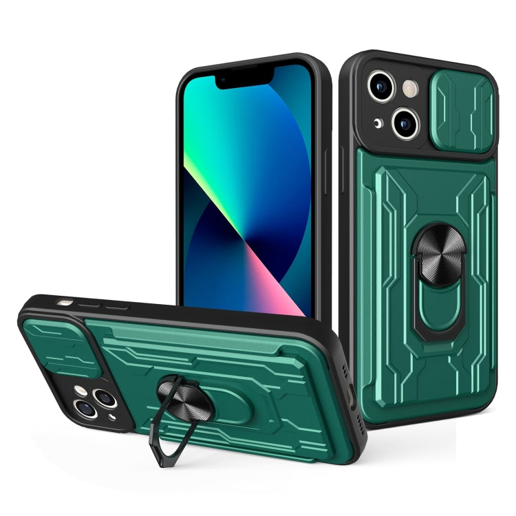 Sliding Camshield TPU+PC Phone Case with Card Slot, For iPhone 14, For iPhone 14 Pro, For iPhone 14 Plus, For iPhone 14 Pro Max