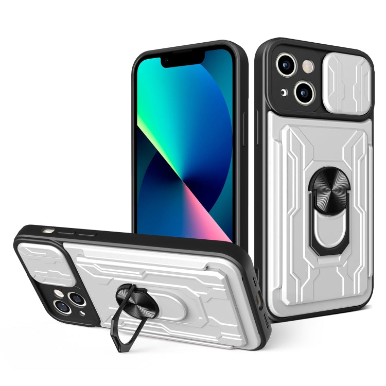 Sliding Camshield TPU+PC Phone Case with Card Slot, For iPhone 14, For iPhone 14 Pro, For iPhone 14 Plus, For iPhone 14 Pro Max