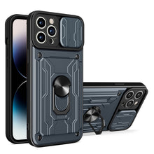 Load image into Gallery viewer, Sliding Camshield TPU+PC Phone Case with Card Slot, For iPhone 14, For iPhone 14 Pro, For iPhone 14 Plus, For iPhone 14 Pro Max
