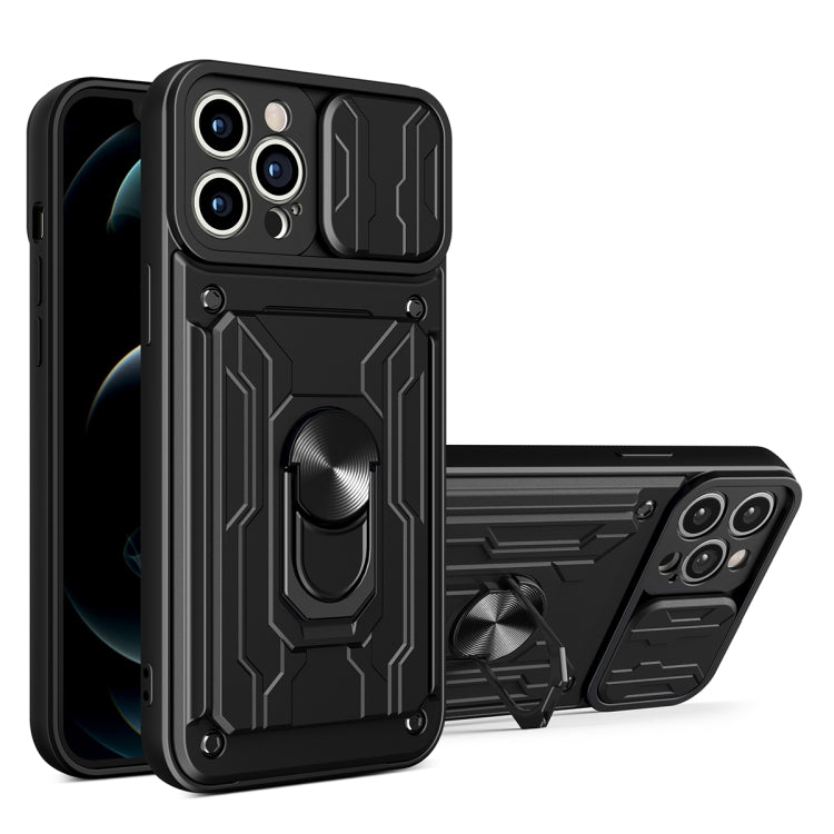 Sliding Camshield TPU+PC Phone Case with Card Slot, For iPhone 14, For iPhone 14 Pro, For iPhone 14 Plus, For iPhone 14 Pro Max