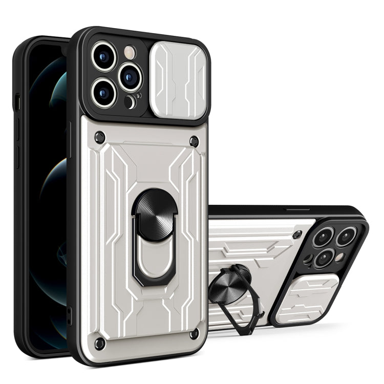 Sliding Camshield TPU+PC Phone Case with Card Slot, For iPhone 14, For iPhone 14 Pro, For iPhone 14 Plus, For iPhone 14 Pro Max