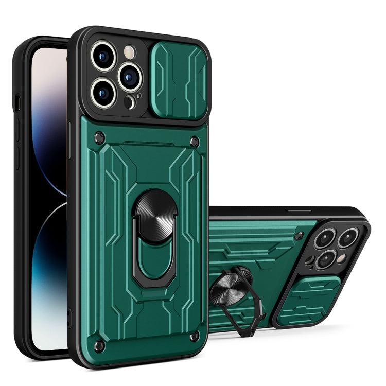 Sliding Camshield TPU+PC Phone Case with Card Slot, For iPhone 14, For iPhone 14 Pro, For iPhone 14 Plus, For iPhone 14 Pro Max