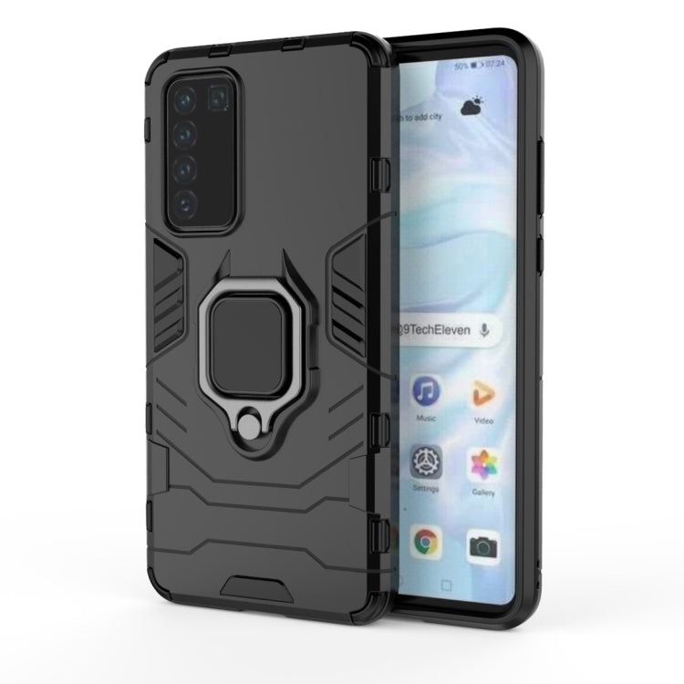 PC + TPU Shockproof Protective Case with Magnetic Ring Holder, For Huawei P40, For OPPO Reno3