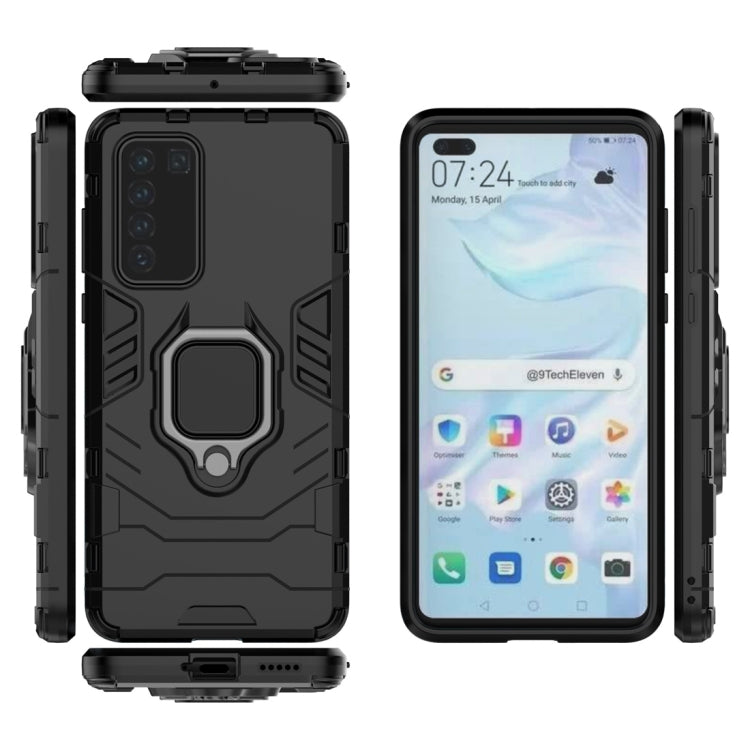 PC + TPU Shockproof Protective Case with Magnetic Ring Holder, For Huawei P40, For OPPO Reno3