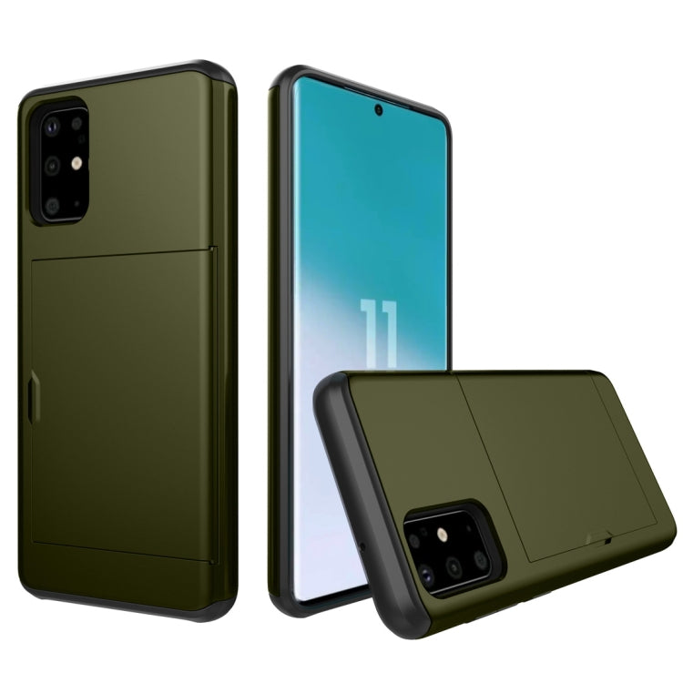 Shockproof Rugged Armor Protective Case with Card Slot, For Samsung Galaxy S20, For Samsung Galaxy S20+, For Samsung Galaxy S20 Ultra