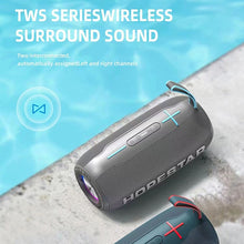 Load image into Gallery viewer, HOPESTAR H49 RGB Light TWS Waterproof Wireless Bluetooth Speaker