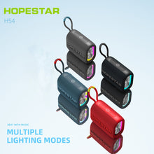 Load image into Gallery viewer, HOPESTAR H54 RGB Light TWS Waterproof Wireless Bluetooth Speaker