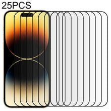 Load image into Gallery viewer, 25 PCS Full Glue Screen Tempered Glass Film, For iPhone 14 (25pcs), For iPhone 14 Pro (25 PCS), For iPhone 14 Plus (25 PCS), For iPhone 14 Pro Max (25 PCS)