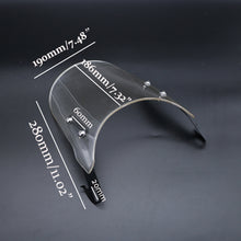 Load image into Gallery viewer, Motorcycle 5-7 inch Headlight Retro Windshield, XRL-456120