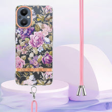 Load image into Gallery viewer, Flowers Series TPU Phone Case with Lanyard, For OnePlus N20 5G, For OPPO Realme 9 Pro+ 5G, For OPPO Realme 9 Pro 5G, For OPPO Realme 9i/A36/A96 4G, For OPPO Realme C21Y, For Xiaomi Redmi Note 11s, For Samsung Galaxy A13, For Samsung Galaxy A23