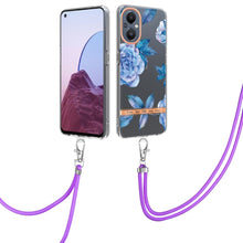 Load image into Gallery viewer, Flowers Series TPU Phone Case with Lanyard, For OnePlus N20 5G, For OPPO Realme 9 Pro+ 5G, For OPPO Realme 9 Pro 5G, For OPPO Realme 9i/A36/A96 4G, For OPPO Realme C21Y, For Xiaomi Redmi Note 11s, For Samsung Galaxy A13, For Samsung Galaxy A23
