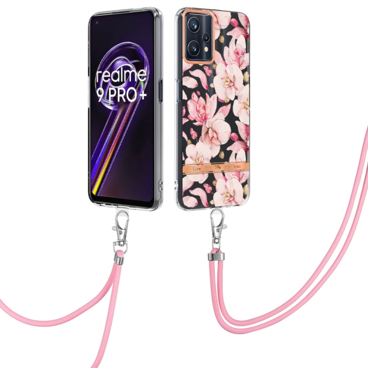 Flowers Series TPU Phone Case with Lanyard, For OnePlus N20 5G, For OPPO Realme 9 Pro+ 5G, For OPPO Realme 9 Pro 5G, For OPPO Realme 9i/A36/A96 4G, For OPPO Realme C21Y, For Xiaomi Redmi Note 11s, For Samsung Galaxy A13, For Samsung Galaxy A23