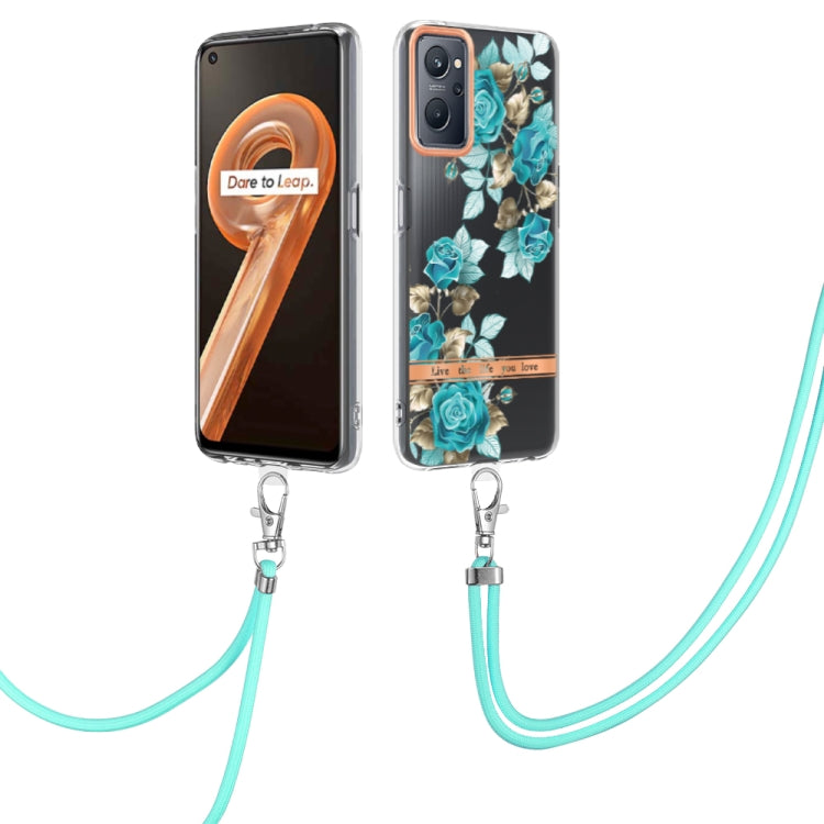 Flowers Series TPU Phone Case with Lanyard, For OnePlus N20 5G, For OPPO Realme 9 Pro+ 5G, For OPPO Realme 9 Pro 5G, For OPPO Realme 9i/A36/A96 4G, For OPPO Realme C21Y, For Xiaomi Redmi Note 11s, For Samsung Galaxy A13, For Samsung Galaxy A23