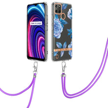 Load image into Gallery viewer, Flowers Series TPU Phone Case with Lanyard, For OnePlus N20 5G, For OPPO Realme 9 Pro+ 5G, For OPPO Realme 9 Pro 5G, For OPPO Realme 9i/A36/A96 4G, For OPPO Realme C21Y, For Xiaomi Redmi Note 11s, For Samsung Galaxy A13, For Samsung Galaxy A23