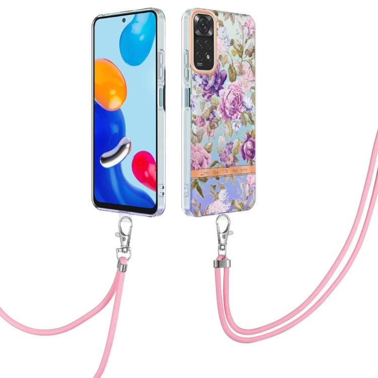 Flowers Series TPU Phone Case with Lanyard, For OnePlus N20 5G, For OPPO Realme 9 Pro+ 5G, For OPPO Realme 9 Pro 5G, For OPPO Realme 9i/A36/A96 4G, For OPPO Realme C21Y, For Xiaomi Redmi Note 11s, For Samsung Galaxy A13, For Samsung Galaxy A23
