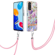 Load image into Gallery viewer, Flowers Series TPU Phone Case with Lanyard, For OnePlus N20 5G, For OPPO Realme 9 Pro+ 5G, For OPPO Realme 9 Pro 5G, For OPPO Realme 9i/A36/A96 4G, For OPPO Realme C21Y, For Xiaomi Redmi Note 11s, For Samsung Galaxy A13, For Samsung Galaxy A23
