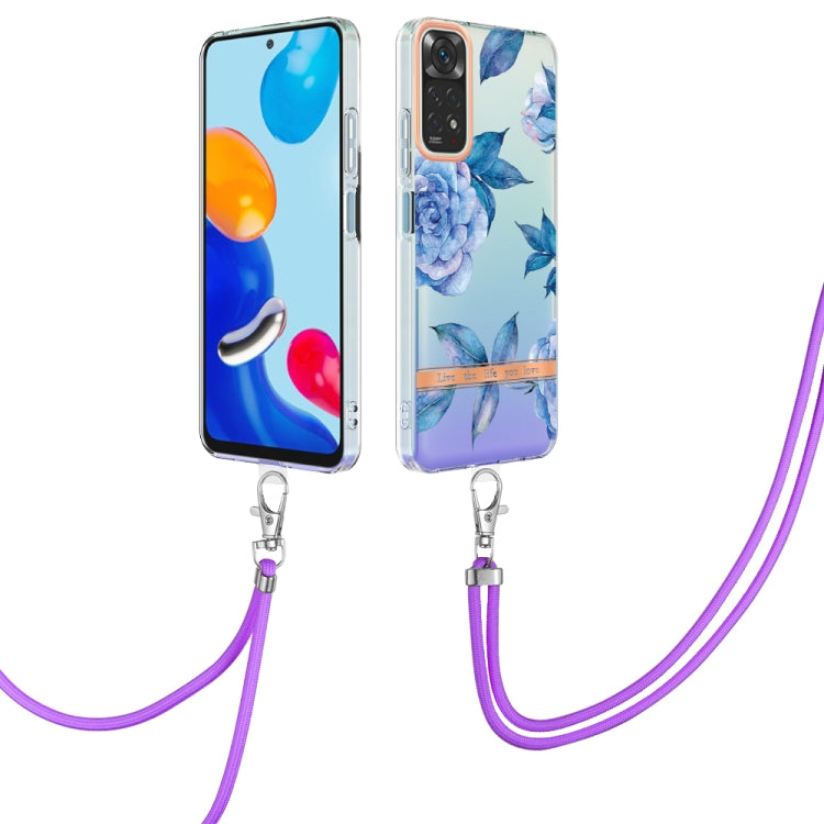 Flowers Series TPU Phone Case with Lanyard, For OnePlus N20 5G, For OPPO Realme 9 Pro+ 5G, For OPPO Realme 9 Pro 5G, For OPPO Realme 9i/A36/A96 4G, For OPPO Realme C21Y, For Xiaomi Redmi Note 11s, For Samsung Galaxy A13, For Samsung Galaxy A23