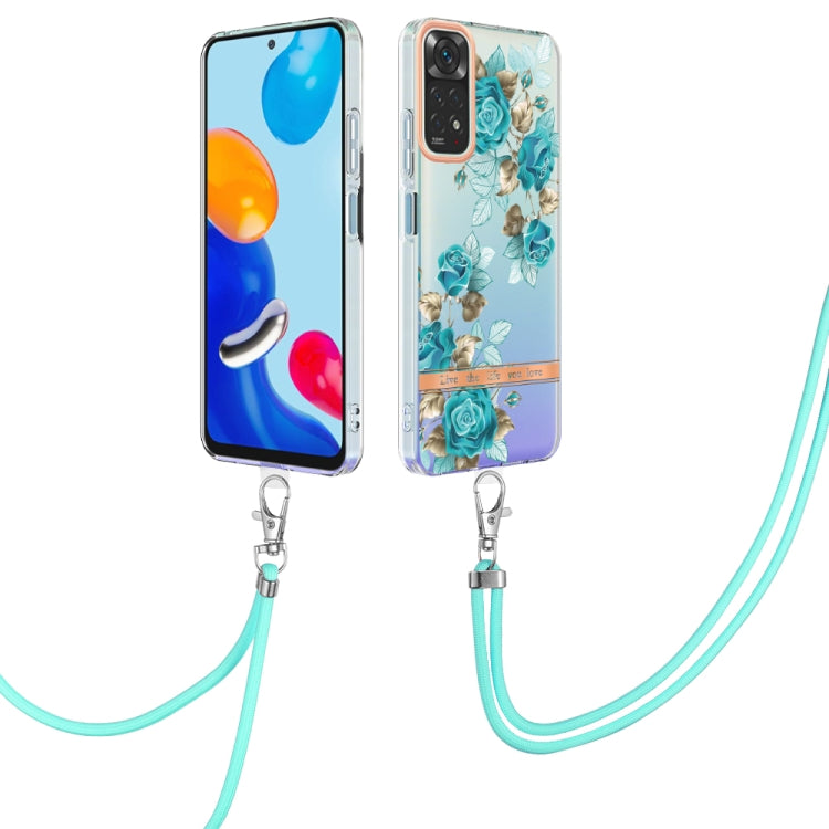 Flowers Series TPU Phone Case with Lanyard, For OnePlus N20 5G, For OPPO Realme 9 Pro+ 5G, For OPPO Realme 9 Pro 5G, For OPPO Realme 9i/A36/A96 4G, For OPPO Realme C21Y, For Xiaomi Redmi Note 11s, For Samsung Galaxy A13, For Samsung Galaxy A23