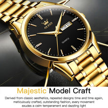 Load image into Gallery viewer, OLEVS 6898 Men Waterproof Luminous Steel Watch Band Quartz Watch