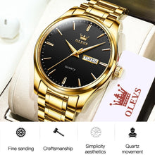Load image into Gallery viewer, OLEVS 6898 Men Waterproof Luminous Steel Watch Band Quartz Watch