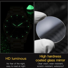 Load image into Gallery viewer, OLEVS 6898 Men Waterproof Luminous Steel Watch Band Quartz Watch