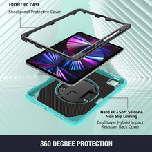 Load image into Gallery viewer, Rotary Grab Silicone + PC Tablet Case, For iPad Pro 11 2022 / 2021 / 2020
