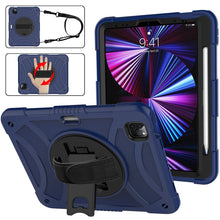 Load image into Gallery viewer, Rotary Grab Silicone + PC Tablet Case, For iPad Pro 11 2022 / 2021 / 2020