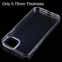 Load image into Gallery viewer, 0.75mm Ultra-thin Transparent TPU Phone Case, For iPhone 14, For iPhone 14 Plus, For iPhone 14 Pro Max