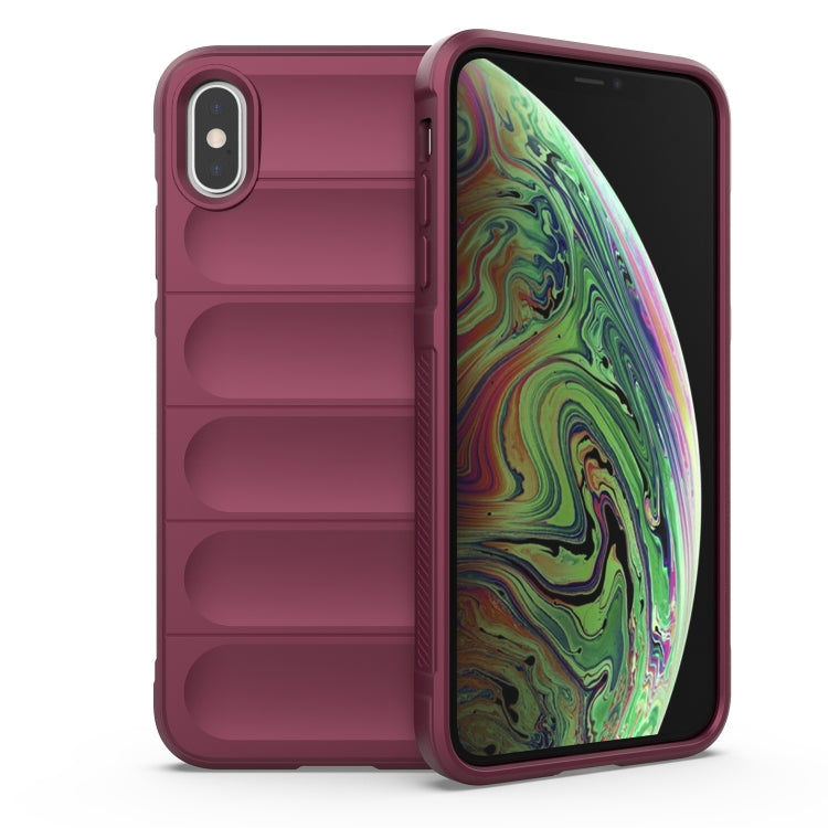 Magic Shield TPU + Flannel Phone Case, For iPhone SE 2022 / SE 2020 / 8 / 7, For iPhone 8 Plus / 7 Plus, For iPhone XR, For iPhone XS / X