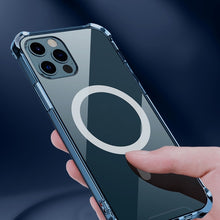 Load image into Gallery viewer, Magsafe Case Clear Four-corner Airbag Shockproof Phone Case with Magnetic, For iPhone 14, For iPhone 14 Plus, For iPhone 14 Pro, For iPhone 14 Pro Max