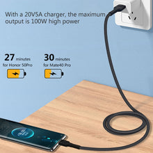 Load image into Gallery viewer, 5A Beauty Tattoo USB Charging Cable,Cable Length: 1m, USB-C / Type-C, Micro USB, 8 Pin