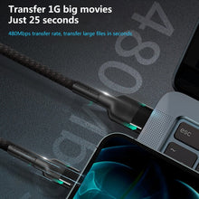 Load image into Gallery viewer, 5A Beauty Tattoo USB Charging Cable,Cable Length: 1m, USB-C / Type-C, Micro USB, 8 Pin