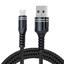 Load image into Gallery viewer, 6A Woven Style USB Charging Cable, Cable Length: 1m, USB-C / Type-C, Micro USB, 8 Pin