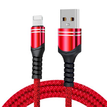 Load image into Gallery viewer, 6A Woven Style USB Charging Cable, Cable Length: 1m, USB-C / Type-C, Micro USB, 8 Pin
