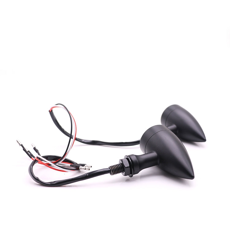 Z008 1 Pair 12V Modified Universal Motorcycle LED Turn Signal, Yellow Light, Red Light