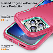 Load image into Gallery viewer, 3 in 1 Rugged Holder Phone Case, For iPhone 14, For iPhone 14 Plus, For iPhone 14 Pro, For iPhone 14 Pro Max