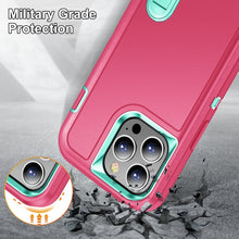 Load image into Gallery viewer, 3 in 1 Rugged Holder Phone Case, For iPhone 14, For iPhone 14 Plus, For iPhone 14 Pro, For iPhone 14 Pro Max