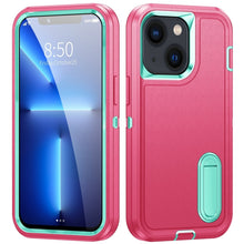 Load image into Gallery viewer, 3 in 1 Rugged Holder Phone Case, For iPhone 14, For iPhone 14 Plus, For iPhone 14 Pro, For iPhone 14 Pro Max