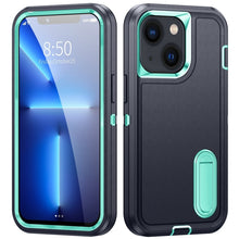 Load image into Gallery viewer, 3 in 1 Rugged Holder Phone Case, For iPhone 14, For iPhone 14 Plus, For iPhone 14 Pro, For iPhone 14 Pro Max