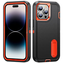 Load image into Gallery viewer, 3 in 1 Rugged Holder Phone Case, For iPhone 14, For iPhone 14 Plus, For iPhone 14 Pro, For iPhone 14 Pro Max