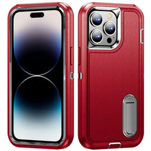 Load image into Gallery viewer, 3 in 1 Rugged Holder Phone Case, For iPhone 14, For iPhone 14 Plus, For iPhone 14 Pro, For iPhone 14 Pro Max