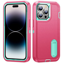 Load image into Gallery viewer, 3 in 1 Rugged Holder Phone Case, For iPhone 14, For iPhone 14 Plus, For iPhone 14 Pro, For iPhone 14 Pro Max
