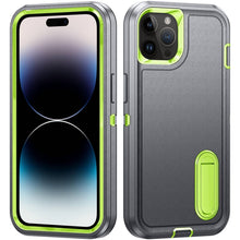 Load image into Gallery viewer, 3 in 1 Rugged Holder Phone Case, For iPhone 14, For iPhone 14 Plus, For iPhone 14 Pro, For iPhone 14 Pro Max