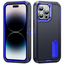 Load image into Gallery viewer, 3 in 1 Rugged Holder Phone Case, For iPhone 14, For iPhone 14 Plus, For iPhone 14 Pro, For iPhone 14 Pro Max