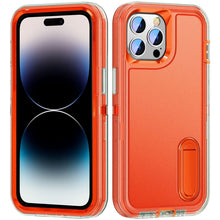 Load image into Gallery viewer, 3 in 1 Rugged Holder Phone Case, For iPhone 14, For iPhone 14 Plus, For iPhone 14 Pro, For iPhone 14 Pro Max