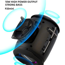 Load image into Gallery viewer, HOPESTAR P20 mini Waterproof Wireless Bluetooth Speaker, P20 mini(Black), P20 mini(Red), P20 mini(Grey), P20 mini(Blue)