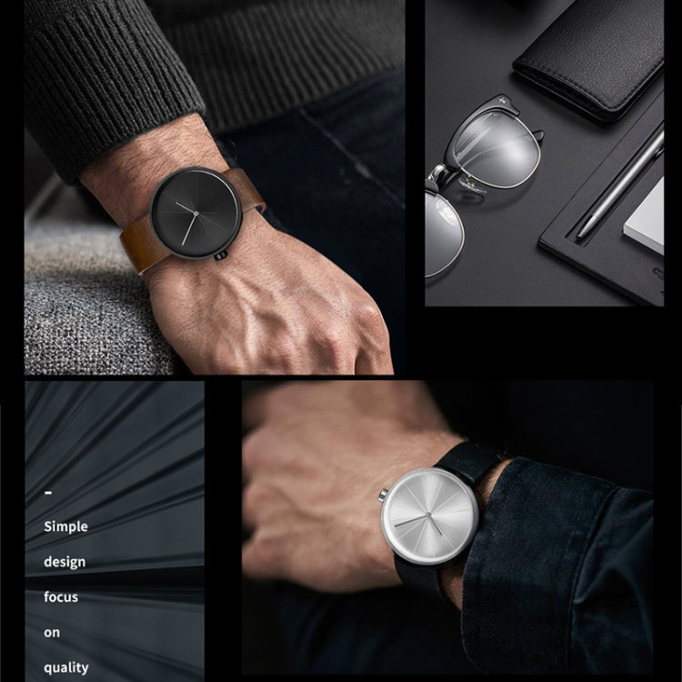 YAZOLE 520 Simple Dial Waterproof Quartz Movement Watch